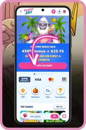 Select an authorized casino
